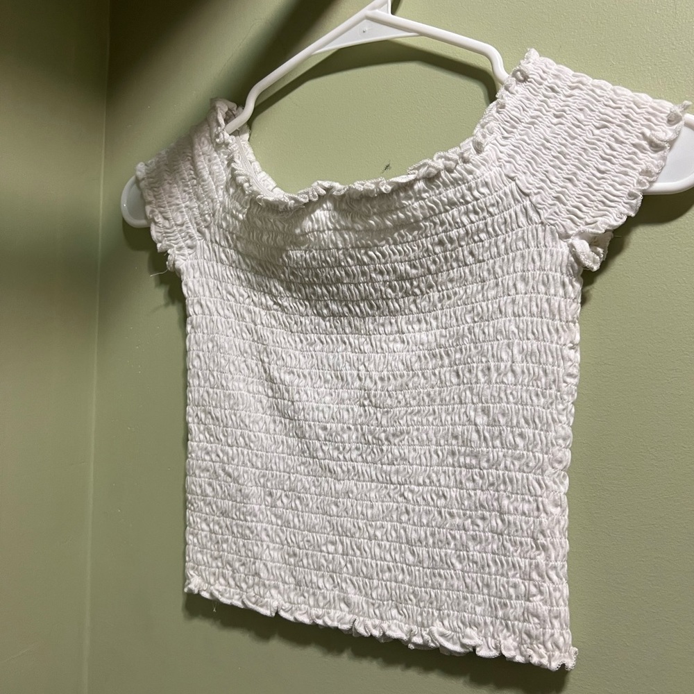Runched Crop Top